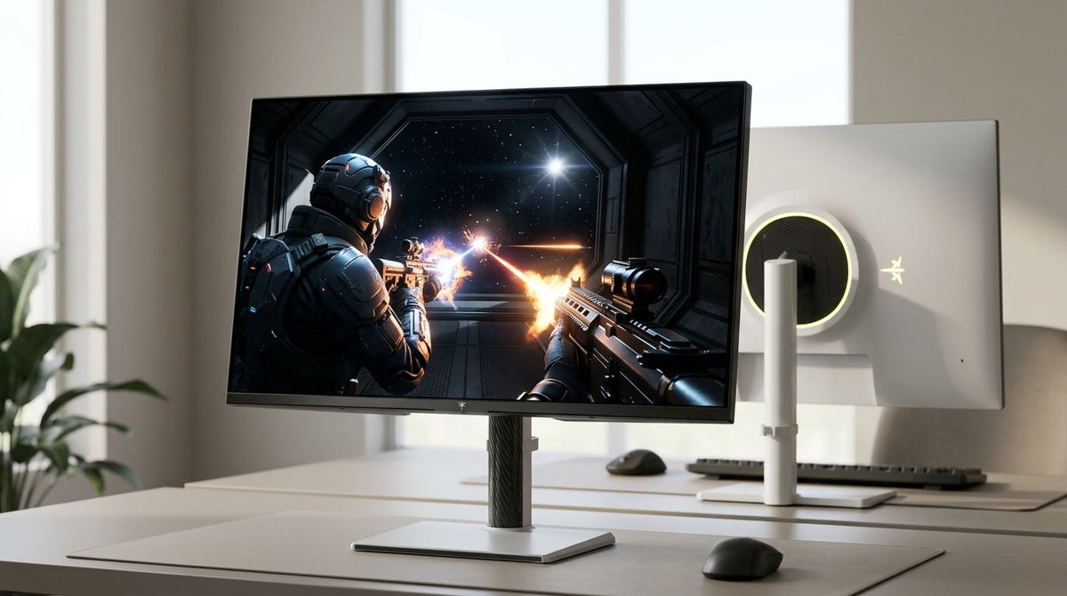 KTC gaming monitor displaying calibrated HDR from PS5