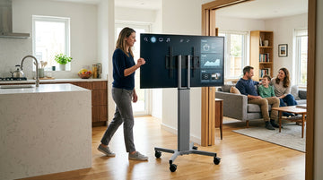 Sharing a MEGAPAD Smart Screen Between Kitchen and Living Room