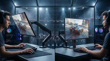Monitor Placement for Claw Grip vs Palm Grip Gamers