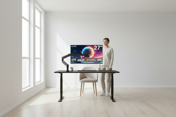 Standing Desks Meet Ergonomic Monitors: Calculating the Height Sweet Spot for Your Neck