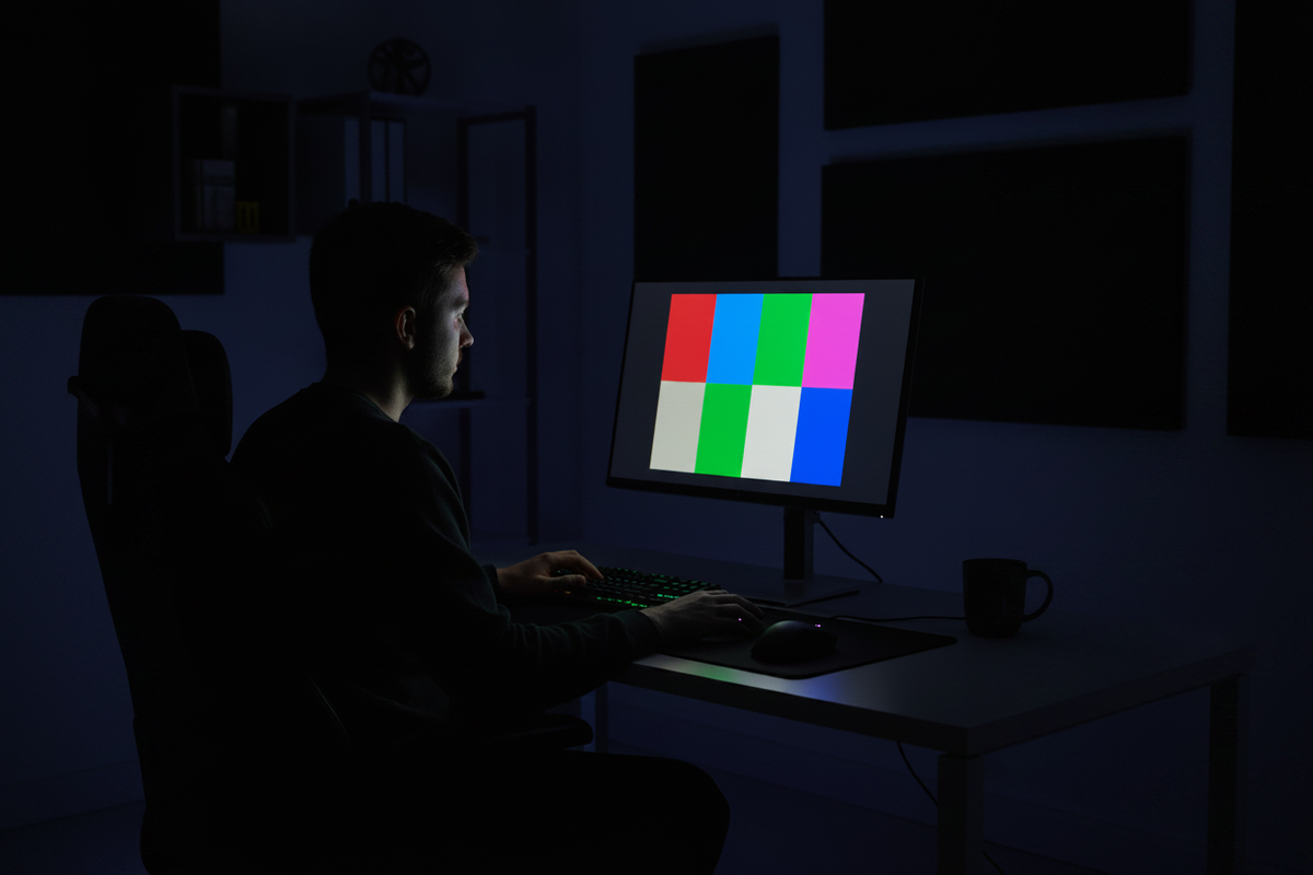 DIY Monitor Color Test: Dead Pixels & Uniformity Check