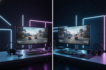 The 27-inch Dilemma: Flat IPS vs. Curved VA Panels for Gaming