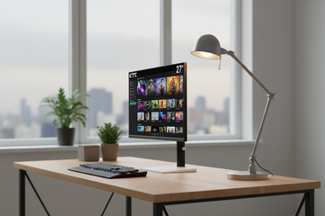 The Infinite Scroll: Using a Vertical Touch Monitor for TikTok and Instagram