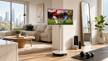 Ditching the Wall Mount: Why Rolling Smart Monitors Are the New TV Alternative