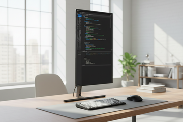 The Software Developer’s Arsenal: Best Vertical Monitors for Coding