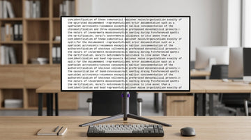 OLED Text Clarity for Productivity Work