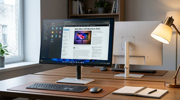 Mini-LED Monitor for Mixed Desk Lighting