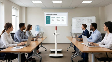 Rolling Smart Display for Corporate Training Rooms