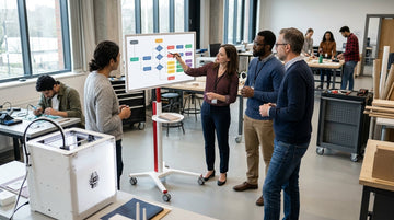 Rolling Smart Display for Library and Makerspace Use