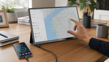 Can You Use Multi-Touch Gestures on a Portable Monitor Connected to an Android Phone?