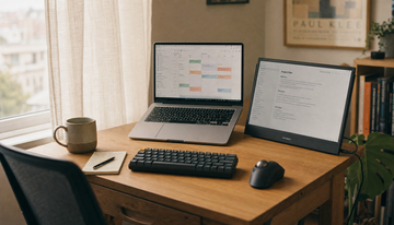 What Are the Desk Space Trade-Offs When Adding a Portable Monitor to a Small Apartment Workspace?