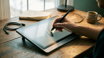 How to Use a Stylus with a Portable Touchscreen Monitor for Digital Drawing