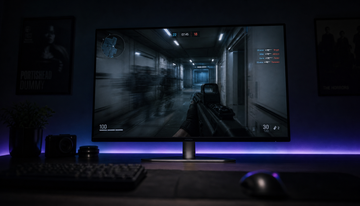 Monitor Shows Ghosting and Motion Blur in Fast-Paced Games