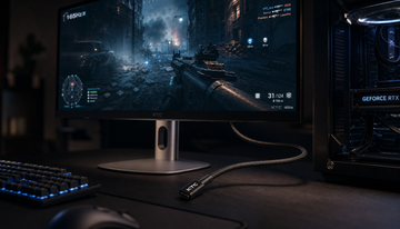 Can a Cable Cause Input Lag or Increased Latency on a Gaming Monitor?