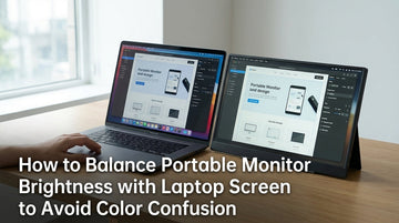 How to Balance Portable Monitor Brightness with Laptop Screen to Avoid Color Confusion