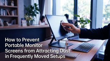 How to Prevent Portable Monitor Screens from Attracting Dust in Frequently Moved Setups