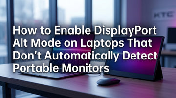 How to Enable DisplayPort Alt Mode on Laptops That Don’t Automatically Detect Portable Monitors