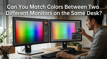 Can You Match Colors Between Two Different Monitors on the Same Desk?