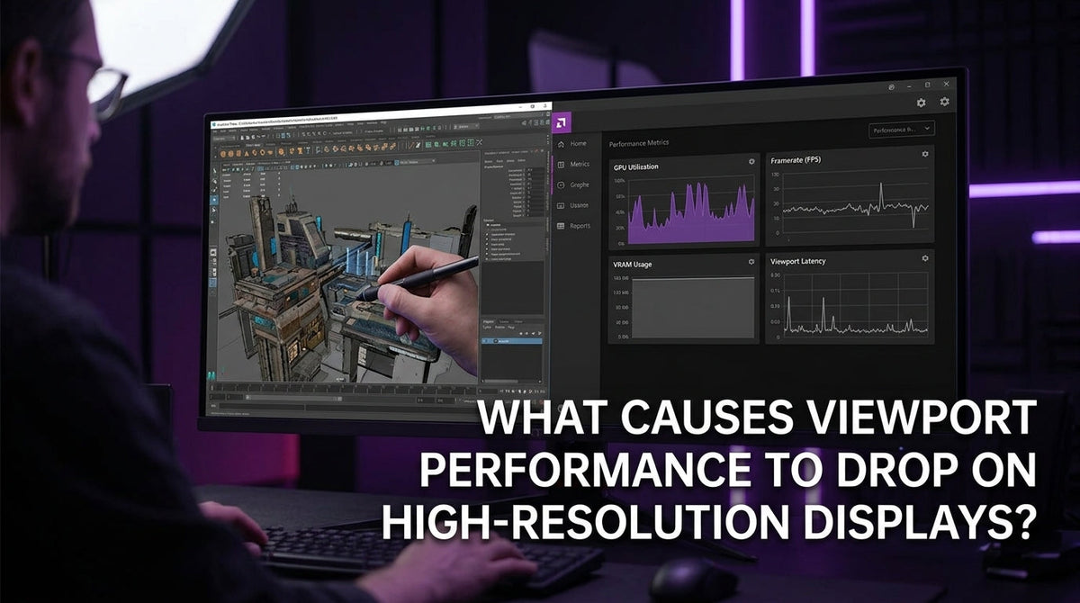 What Causes Viewport Performance to Drop on High-Resolution Displays?