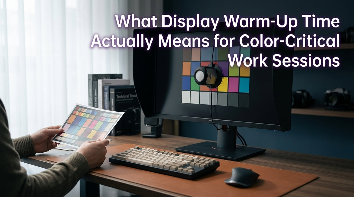 What Display Warm-Up Time Actually Means for Color-Critical Work Sessions