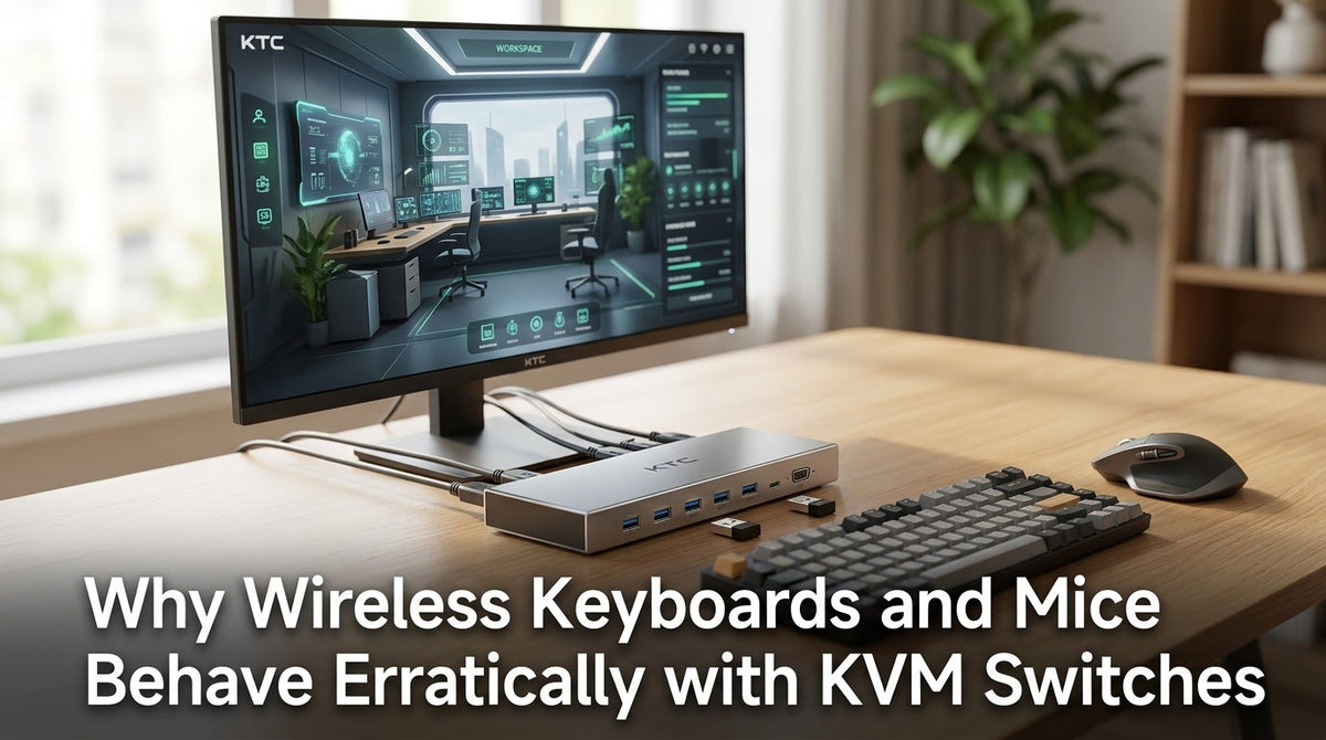 Why Wireless Keyboards & Mice Lag with KVM Switches