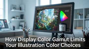 How Display Color Gamut Limits Your Illustration Color Choices