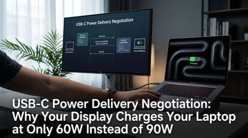 USB-C Power Delivery Negotiation: Why Your Display Charges Your Laptop at Only 60W Instead of 90W
