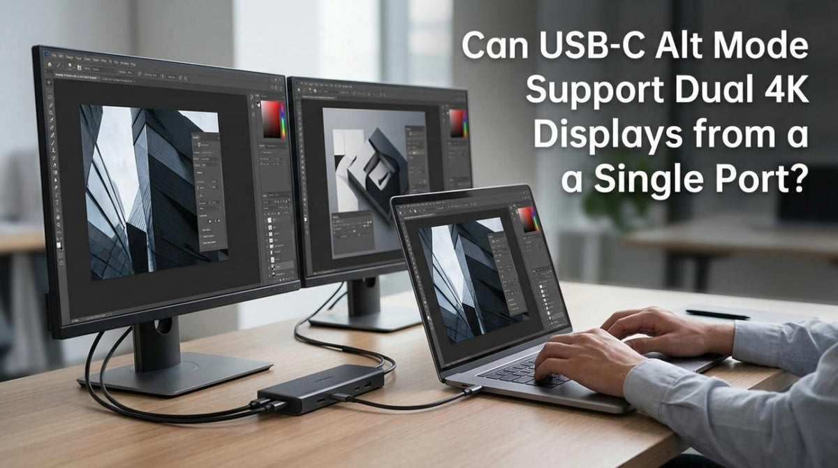 Can USB-C Alt Mode Support Dual 4K Displays from a Single Port?