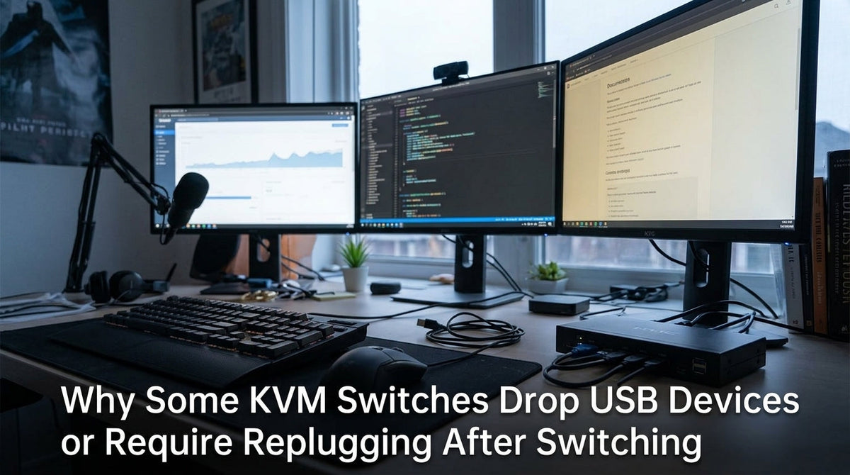 Why KVM Switches Drop USB Devices & How to Fix It