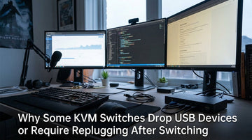 Why Some KVM Switches Drop USB Devices or Require Replugging After Switching
