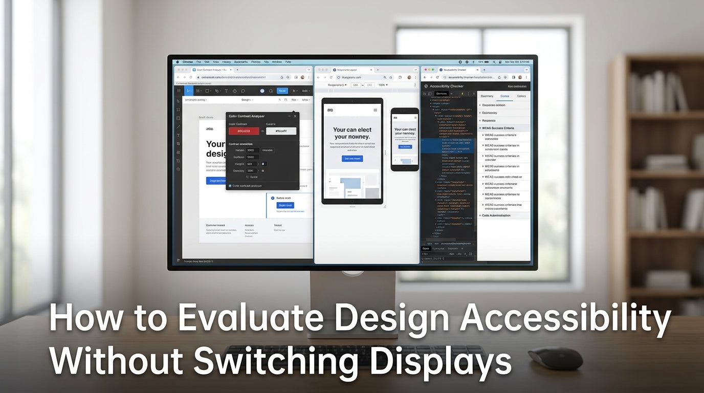 How to Evaluate Design Accessibility Without Switching Displays