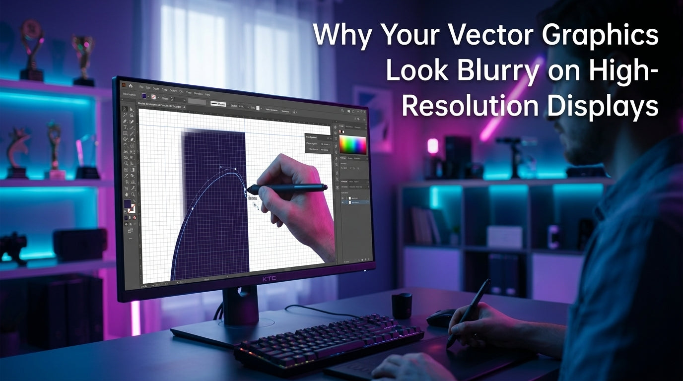 Why Your Vector Graphics Look Blurry on High-Resolution Displays
