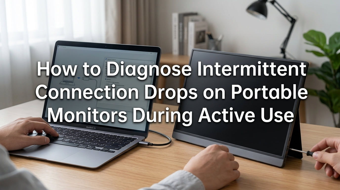 Check Monitor Connection Diagnose & Fix Portable Monitor Connection Drops