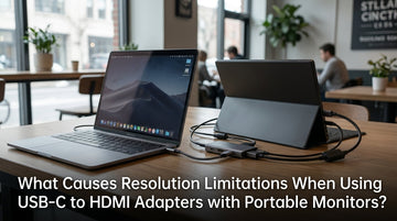 What Causes Resolution Limitations When Using USB-C to HDMI Adapters with Portable Monitors?