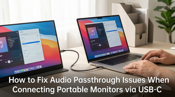 How to Fix Audio Passthrough Issues When Connecting Portable Monitors via USB-C