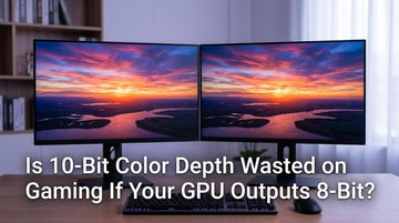 Is 10-Bit Color Depth Wasted on Gaming If Your GPU Outputs 8-Bit?