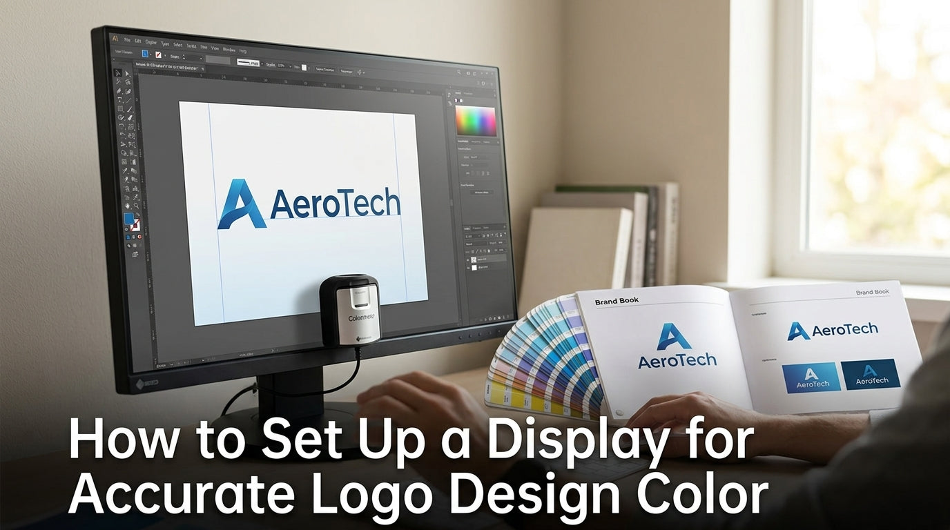 How to Set Up a Display for Accurate Logo Design Color