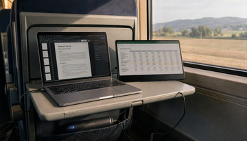 How to Power a Portable Monitor During Long Train Rides Without Draining Your Laptop
