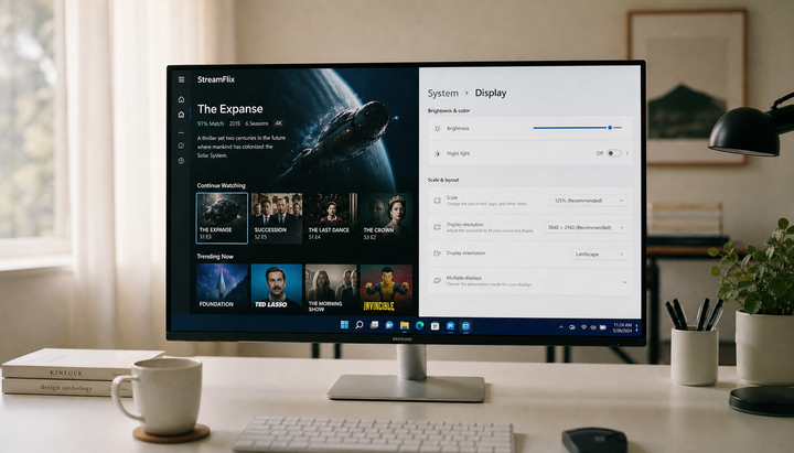 Fix Stretched Apps on Your Smart Monitor | Scaling Guide
