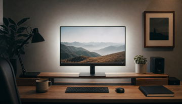 Can Ambient Bias Lighting Reduce the Need for High Monitor Brightness?