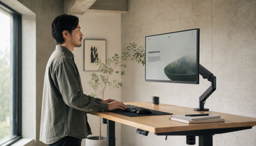 What’s the Ideal Monitor Height When You Alternate Between Sitting and Standing Throughout the Day?