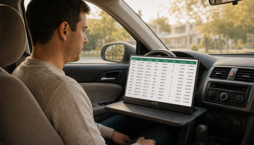 What’s the Optimal Viewing Angle for a Portable Monitor When Working from a Car?