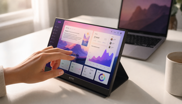 What’s the Difference Between Capacitive and Resistive Touch on Portable Monitors?