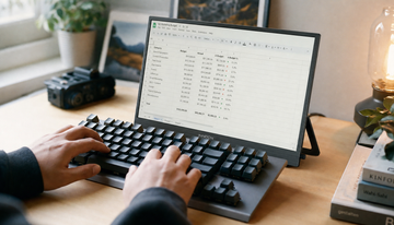 How to Disable Accidental Touch Input on a Portable Monitor During Typing