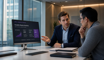Why Are Sales Professionals Using Portable Monitors for Client Presentations Instead of Projectors?