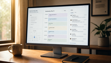How to Use a Smart Monitor’s Built-In Calendar and Email Apps for Daily Planning