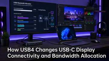 How USB4 Changes USB-C Display Connectivity and Bandwidth Allocation