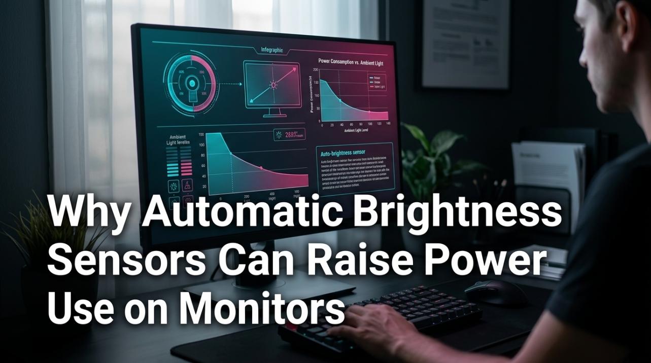 Why Automatic Brightness Sensors Can Raise Power Use on Monitors
