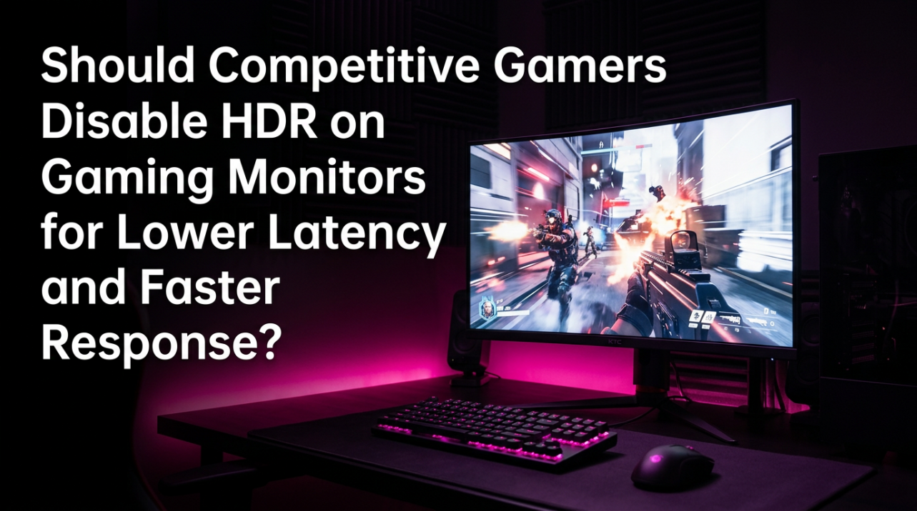 Should Competitive Gamers Disable HDR on Gaming Monitors for Lower Latency and Faster Response?