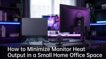 How to Minimize Monitor Heat Output in a Small Home Office Space